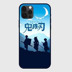 Чехол для iPhone 12 Pro Клинок, рассекающий демонов в горах, цвет: 3D-черный