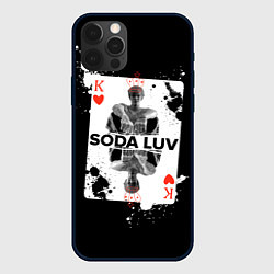 Чехол для iPhone 12 Pro Репер - SODA LUV, цвет: 3D-черный