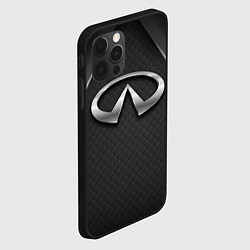 Чехол для iPhone 12 Pro ИНФИНИТИ ТЕХНОЛОГИЧНЫЙ ПАТТЕРН, цвет: 3D-черный — фото 2