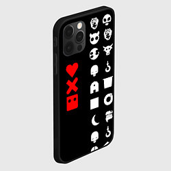 Чехол для iPhone 12 Pro Любовь, смерть и роботы, цвет: 3D-черный — фото 2