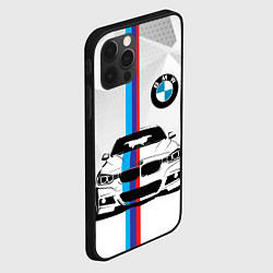 Чехол для iPhone 12 Pro BMW БМВ M PERFORMANCE, цвет: 3D-черный — фото 2