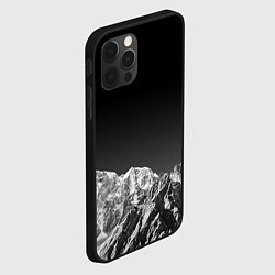 Чехол для iPhone 12 Pro ГОРЫ В МОЕМ СЕРДЦЕ КАМУФЛЯЖ, цвет: 3D-черный — фото 2