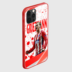 Чехол для iPhone 12 Pro Антуан Гризманн Antoine Griezmann спина Z, цвет: 3D-красный — фото 2