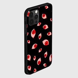 Чехол для iPhone 12 Pro Взгляд тьмы, цвет: 3D-черный — фото 2