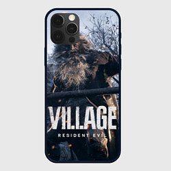 Чехол для iPhone 12 Pro RESIDENT EVIL VILLAGE, цвет: 3D-черный