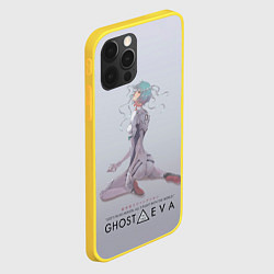 Чехол для iPhone 12 Pro Ghost in the Eva, цвет: 3D-желтый — фото 2