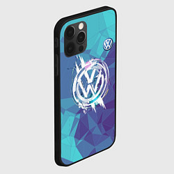 Чехол для iPhone 12 Pro VOLKSWAGEN, цвет: 3D-черный — фото 2