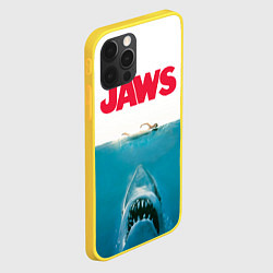 Чехол для iPhone 12 Pro Jaws 1975, цвет: 3D-желтый — фото 2