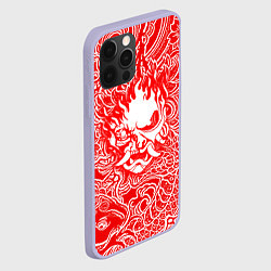 Чехол для iPhone 12 Pro Samurai, цвет: 3D-светло-сиреневый — фото 2