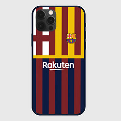 Чехол для iPhone 12 Pro BARCELONA FC БАРСЕЛОНА ФК BARCA, цвет: 3D-черный