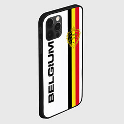 Чехол для iPhone 12 Pro СБОРНАЯ БЕЛЬГИИ, цвет: 3D-черный — фото 2