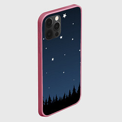 Чехол для iPhone 12 Pro Ночное небо, цвет: 3D-малиновый — фото 2