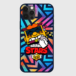 Чехол для iPhone 12 Pro Грифф Griff Brawl Stars, цвет: 3D-черный