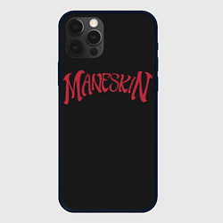 Чехол для iPhone 12 Pro Maneskin Inscription, цвет: 3D-черный