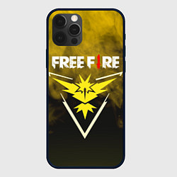 Чехол для iPhone 12 Pro FREEFIRE YELLOW SMOKE Z, цвет: 3D-черный