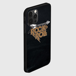 Чехол для iPhone 12 Pro Rock n Roll Гитара, цвет: 3D-черный — фото 2