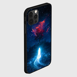 Чехол для iPhone 12 Pro Душа идущая в космос Soul space Z, цвет: 3D-черный — фото 2