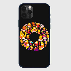 Чехол для iPhone 12 Pro Пончик Гомер, цвет: 3D-черный