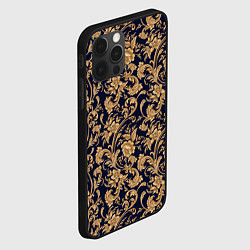 Чехол для iPhone 12 Pro Versace классические узоры, цвет: 3D-черный — фото 2