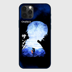 Чехол для iPhone 12 Pro Винсмок Санджи One Piece, цвет: 3D-черный