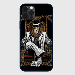 Чехол для iPhone 12 Pro BOSS Лев, цвет: 3D-черный