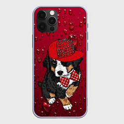 Чехол для iPhone 12 Pro Cool Dog, цвет: 3D-светло-сиреневый