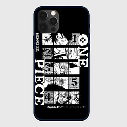 Чехол для iPhone 12 Pro ONE PIECE Главные герои, цвет: 3D-черный