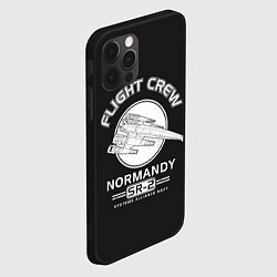 Чехол для iPhone 12 Pro Нормандия, цвет: 3D-черный — фото 2
