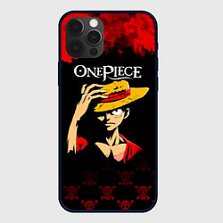 Чехол для iPhone 12 Pro Луффи One Piece Большой куш, цвет: 3D-черный