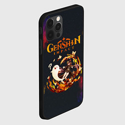 Чехол для iPhone 12 Pro Genshin Impact Геншин Импакт Z, цвет: 3D-черный — фото 2