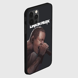 Чехол для iPhone 12 Pro LINKIN PARK ЛИНКИН ПАРК Z, цвет: 3D-черный — фото 2