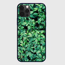 Чехол для iPhone 12 Pro Барвинок, цвет: 3D-черный