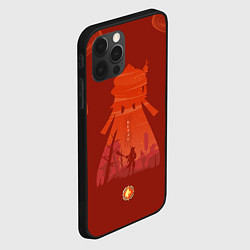 Чехол для iPhone 12 Pro HU TAO ХУ ТАО ГЕНШИН, цвет: 3D-черный — фото 2