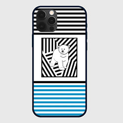 Чехол iPhone 12 Pro Белый медведь