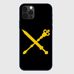 Чехол для iPhone 12 Pro Вентру, цвет: 3D-черный