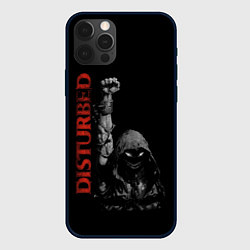 Чехол для iPhone 12 Pro DISTURBED, цвет: 3D-черный