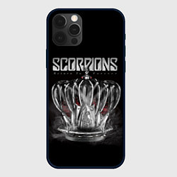 Чехол для iPhone 12 Pro SCORPIONS, цвет: 3D-черный