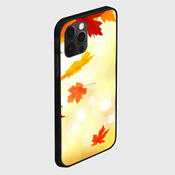 Чехол для iPhone 12 Pro ПАДАЮЩИЙ КЛЕН ОСЕННЯЯ Z, цвет: 3D-черный — фото 2