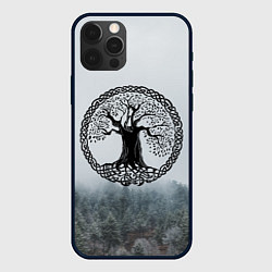 Чехол для iPhone 12 Pro Иггдрасиль Yggdrasil Z, цвет: 3D-черный