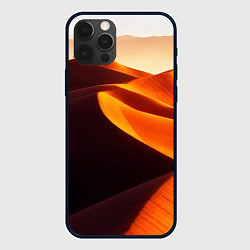 Чехол для iPhone 12 Pro Пустыня дюна барханы, цвет: 3D-черный