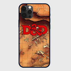 Чехол для iPhone 12 Pro Dungeons and Dragons D&D, цвет: 3D-черный