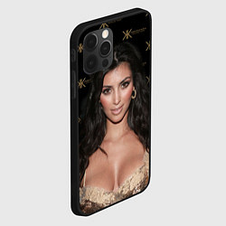 Чехол для iPhone 12 Pro Ким Кардашьян, цвет: 3D-черный — фото 2