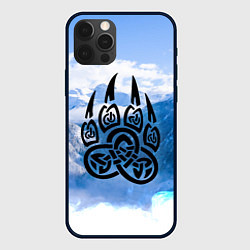 Чехол для iPhone 12 Pro Печать Велеса Волчья лапа, цвет: 3D-черный