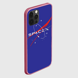 Чехол для iPhone 12 Pro Space X, цвет: 3D-малиновый — фото 2