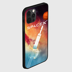 Чехол для iPhone 12 Pro Space X, цвет: 3D-черный — фото 2