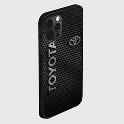 Чехол для iPhone 12 Pro TOYOTA STEEL HONEYCOMBS, цвет: 3D-черный — фото 2