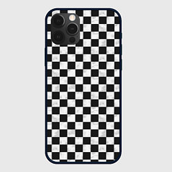 Чехол для iPhone 12 Pro Шахматист, цвет: 3D-черный