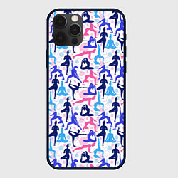 Чехол для iPhone 12 Pro Гимнастика, цвет: 3D-черный