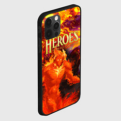 Чехол для iPhone 12 Pro HoM Огненный, цвет: 3D-черный — фото 2