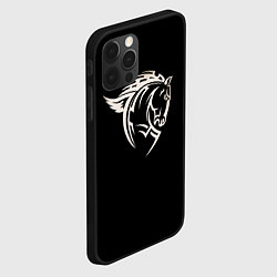 Чехол для iPhone 12 Pro Конь армейский, цвет: 3D-черный — фото 2